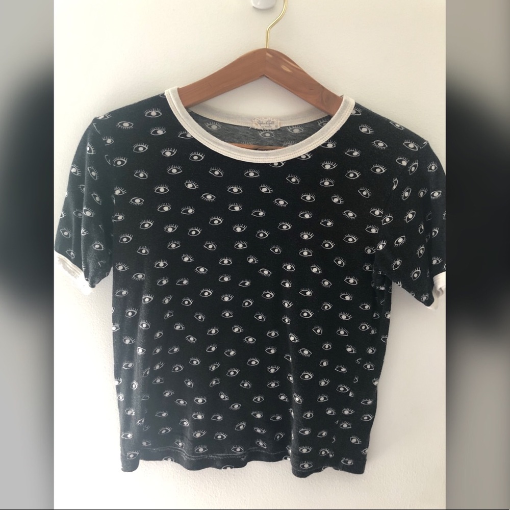 Brandy Melville Eyeball T-shirt